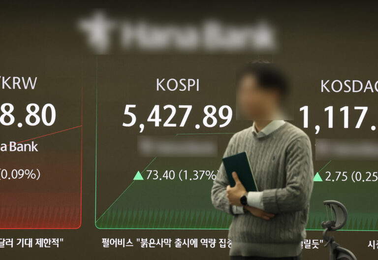 KOSPI 5400돌파 모습